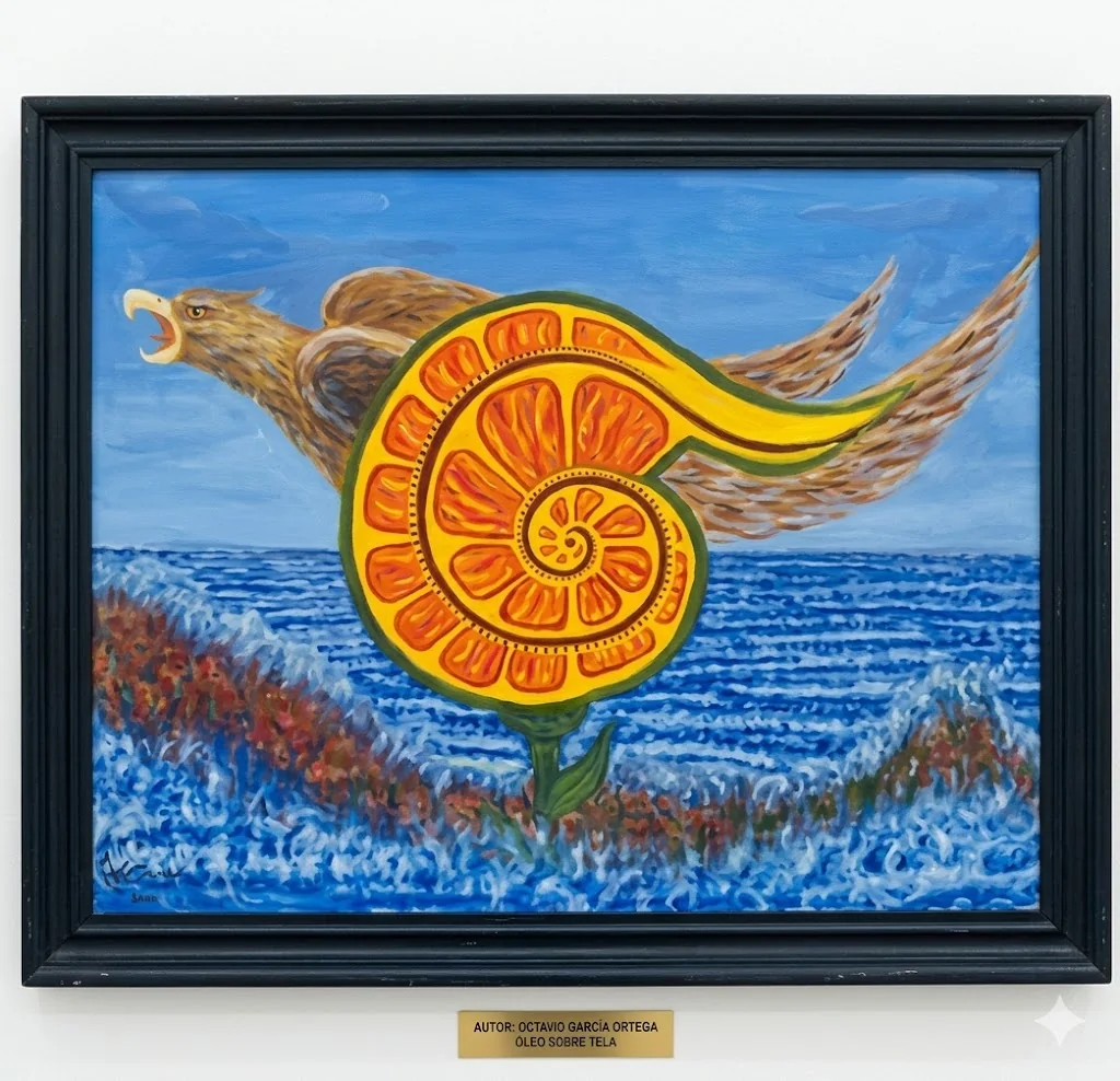 El Caracol — óleo sobre tela